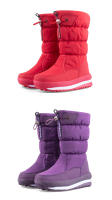 Botas de nieve de terciopelo para mujer, botas de algodón casuales gruesas de caña media cálidas antideslizantes - details 25