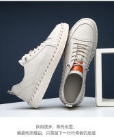 Primera capa de cuero de vaca zapatos de los hombres zapatos de cuero 2025 de los hombres de cuero genuino hechos a mano zapatos casuales de un pedal de cuero suave suela suave zapatos Doudou. - details 24