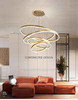 LEFANGXING Luces Colgantes LED Lámpara de Estair de Aluminio para Sala de Estar - details 0