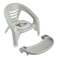 Restaurante hogar muebles coloridos plástico apilamiento asiento para bebé taburete comer niños silla de alimentación - details 1