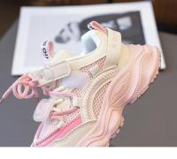 Zapatillas de deporte de malla con cordones para niños, niños casuales, zapatos deportivos al aire libre, zapatos antideslizantes para correr para niñas - details 12