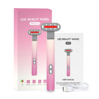 Máquina de Masaje para Belleza de Ojos con Luz Roja Terapia Herramienta de Cuidado con Vibraciones Tratamiento de Salón Compresión de Calor Dispositivo para Piel Normal - details 14