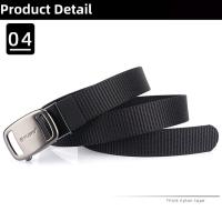 Cinturón Casual de Nylon Versátil Tamaño Grueso de 3.5CM con Hebilla de Aleación - details 8