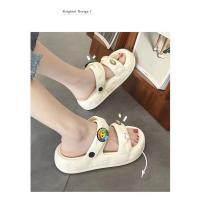 Sandalias de Playa Suaves y Antideslizantes Pantuflas de Moda para Mujeres con Suela Gruesa - details 7