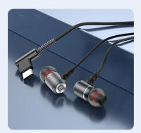 Auriculares de música para deportes electrónicos, dispositivo de audio con cable de Metal, sonido estéreo envolvente 3,5, Chip Digital tipo C, 7,1 MM, codo de 90 °, para Samsung y Android - details 4