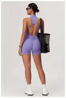 Monos deportivos sin mangas V Back Scrunch Traje de yoga de una pieza con cremallera - details 38