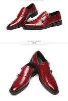 Venta caliente de los zapatos ocasionales de cuero de los hombres del vestido de la moda de la calidad en China - details 10