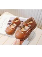 Zapatos de cuero de suela suave para niña, zapatos antideslizantes de princesa para niño, zapatos de flores bordadas para niño, zapatos Mary Jane informales versátiles de primavera - details 10