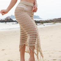 Falda de Playa de Verano Desirecat Cubierta de Traje de Baño de Malla de Poliéster Ligera y Secado Rápido Vestidos de Playa para Mujeres - details 20