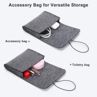 Bolsa de fieltro de lana para ordenador portátil, funda de 11 ", 12,9", 13 ", 13,3", 14 ", 15", 15,6 ", funda para portátil para macbook, Samsung, Huawei, Lenovo, a prueba de golpes - details 3