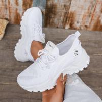 Zapatillas de deporte versátiles de malla tejida de verano para mujer, zapatos deportivos finos y transpirables - details 5