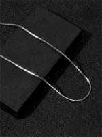 Collar de cadena plateada de acero inoxidable minimalista para hombre, estilo de moda punk, hip hop popular, regalo de joyería - details 5