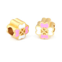Pulseras de Brass Dorado Mate 4PCS Grande Agujero Abalorios para Hacer Joyas DIY - details 92