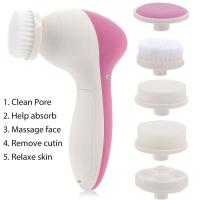 Cepillo eléctrico 5 en 1 para limpieza Facial profunda, Kit de cuidado de la piel para Spa, limpiador de poros y cuerpo, herramienta masajeadora de belleza - details 9