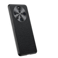 Funda protectora de lujo para Huawei Mate 60 Pro Prevención de caídas Material exterior Cuero Metal TPU - details 6