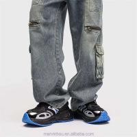 Dropshipping logo Harajuku corriendo zapatos deportivos de suela gruesa de moda para hombres - details 4