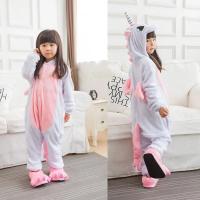 Kigurumi-Pijama de franela para niños y niñas, ropa de dormir de unicornio, traje de animales, Onesies de gato, Invierno - details 13