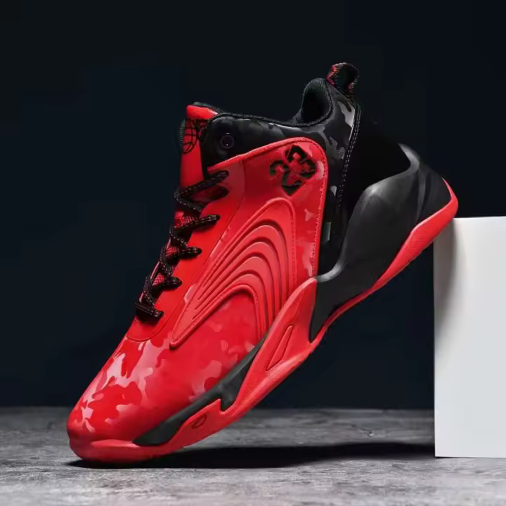 Zapatos de ocio y de goma de camuflaje de alta calidad para niños y hombres de baloncesto de alta gama, calzado deportivo - 1