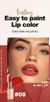 Handaiyan8 Color Mate Lápiz Labial Impermeable Antiadherente Taza Fácil Terciopelo Lápiz Labial Maquillaje Lápiz Labial - details 1
