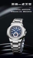 Reloj de hombre resistente al agua de cuarzo con calendario luminoso y correa de acero inoxidable - details 2