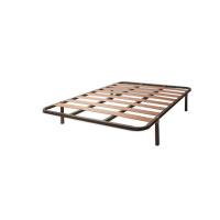 Eco para Cama 135x 190 cm |   Somier con 4 Patas |   Láminas Madera de Chopo de 9 cm y Estructura de Tubos de Acero |   Útil para Camas Nido o Camas Individuales - details 3
