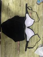 Bikini con abertura para mujer, traje de baño de color puro, cintura alta, Espalda descubierta, Halter, ropa de playa para vacaciones - details 2