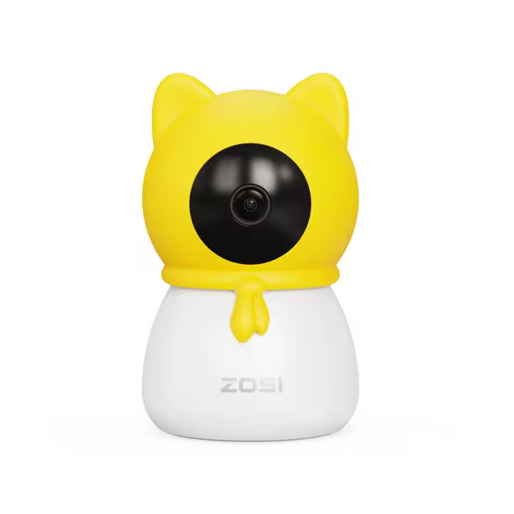 ZOSI 4MP 2,5K Cámara IP WiFi Interior Bebé con 360° Vigilancia Detección de Llanto Visión Nocturna Audio Bidireccional Modo Música - 1