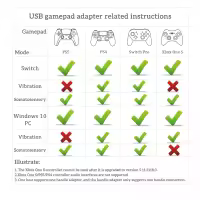 -Adaptador USB para juegos, receptor de Gamepad Bluetooth para PC, PS5, PS4, Xbox, One Handle, adaptador inalámbrico para Nintendo Switch Pro - details 11