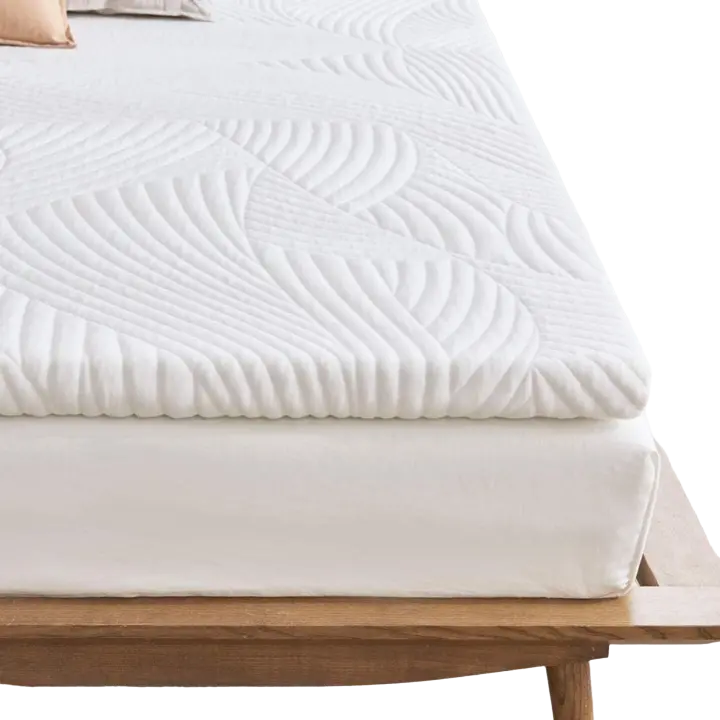 180 x 200 cm, en Viscoelástica (Espuma de Gel con Memoria), 5 cm de Alto, con Funda Extraíble y Lavable, Blanco - 1
