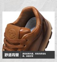 Zapatos de moda para hombre, zapatillas informales de cuero para todas las estaciones, zapatos para correr de moda de estilo coreano, calzado deportivo antideslizante resistente al desgaste para hombre - details 8