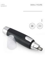 Cortador de Pelo de Electrículo para Hombro, Nariz y Cejas Kit de Eliminación de Pelo para Hombro, Nariz y Cejas Herramienta de Cuidado de la Piel Facial para Hombro, Nariz y Cejas - details 3