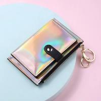 Cartera de mujer con cremallera billetera láser de moda monedero de cuero mini bolsa de tarjetas dangerous goods normales - details 10