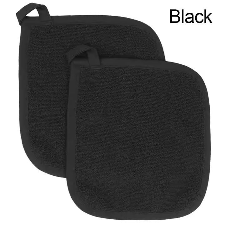 Almohadillas aislantes de piezas, manteles individuales de cocina resistentes al calor, para manopla de microondas y horno, 2 unidades - 1