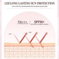 Blanqueamiento SPF90+ PA+++ para rostro, cuerpo, sol, protección UV, loción protectora solar ligera, resistente al agua, no grasa - details 4