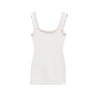 PB&ZA2025Temperamento Vestido sencillo ajustado con tirantes anchos, falda corta, novedades de verano, ropa de mujer - details 1
