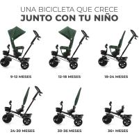 Bicicleta Plegable para Niños Triciclo Evolutivo sin Pedales 9 Meses de Uso 25kg Rosa - details 30