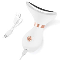 Dispositivo de belleza EMS para cuello Facial, dispositivo de microcorriente, fotón LED, reafirmante, rejuvenecimiento, antiarrugas, Delgado, doble mentón, masajeador de estiramiento Facial - details 7