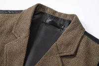 Chaleco de Tweed Grueso de Moda Retro para Hombres Chaleco de Fiesta de Ocio Casual Británico con Múltiples Bolsillos - details 28
