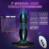 Embalaje privado SEXY Vibrador anal telescópico inalámbrico Bluetooth APP Control remoto Masajeador de próstata Butt Plug para hombres Dildo Vibrador Adulto - details 16