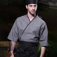 Uniformes de Chef japonés para restaurante, chaquetas de Chef de Sushi, Kimono de Chef, abrigo de cocinero, monos de camarero, camisetas de cocina - details 7