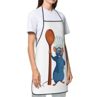 Unisex Ratatouille Remy con cuchara delantal adultos mujeres hombres Chef Tablier cocina para cocinar película animada pintura - details 32