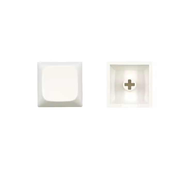 Teclas XDA de perfil PBT para teclado mecánico, teclas personalizadas en blanco, 1U, 1X, Impresión de bola, interruptores Mx, altura XDA, A, 20 teclas - 1