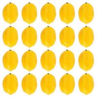 20 Piezas de Limones Artificiales Limones Falsos Limones Falsos Frutas en Amarillo 3 Pulgadas de Largo X 2 Pulgadas de Ancho - details 7