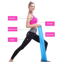 Bandas de resistencia deportivas para Yoga, entrenamiento de Pilates, ejercicio físico, gimnasio en casa, banda elástica, accesorios de Yoga de látex de caucho Natural - details 3