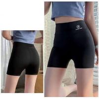 Pantalones cortos de yoga para correr y andar en bicicleta para mujer, monos deportivos transpirables, pantalones cortos de entrenamiento de verano de cintura alta para gimnasio - details 16