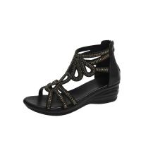 Sandalias de tacón de cuña de verano para mujer - details 1