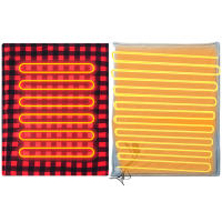 Almohadilla calentadora para el cuerpo, estera de calefacción suave de 12V, 9 temperaturas ajustables, manta de calor eléctrica para invierno - details 8