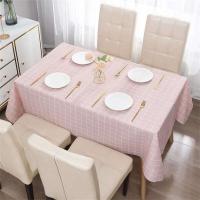 Mantel rectangular con estampado de cuadros de estilo nórdico, impermeable, resistente al aceite, patrón de búfalo de agua, mesa de comedor, fiesta - details 5
