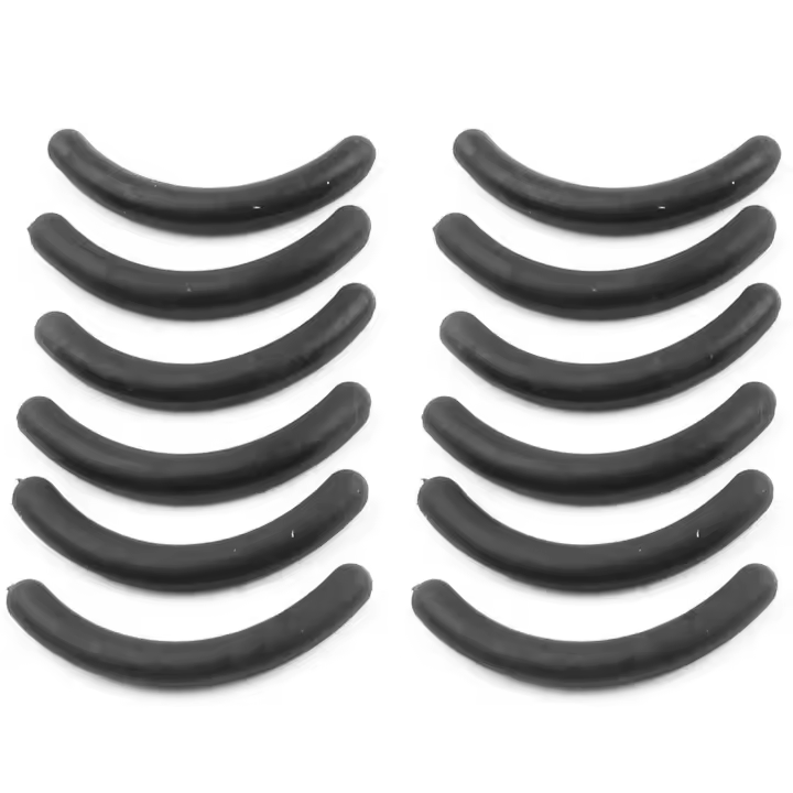Herramienta de maquillaje de goma negra, 12 piezas, rizador de pestañas, almohadillas de repuesto para mujer - 1