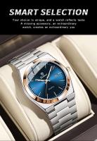 Reloj de Lujo para Hombres UTHAI Automático, Correa de Cuero, Resistente al Agua, Luminoso, Calendario, Regalo - details 8